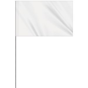 1-Color 5" x 8" Custom Vinyl Marking Flag with 36" Wire