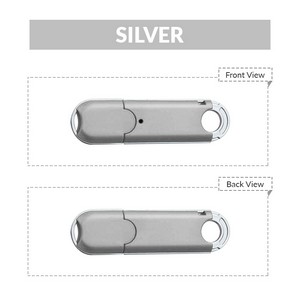 1 GB Rectangular LED USB Flash Drive