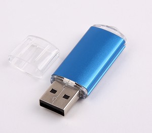 1 GB Silver Mini USB Flash Drive