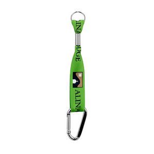 1" Satin Finish Key Fob w/Split Ring