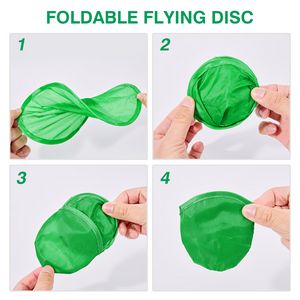 10" Fold Up Flying Disc With Pouch