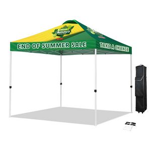 10' Pop Up Tent 600D Polyester With Vented Canopy