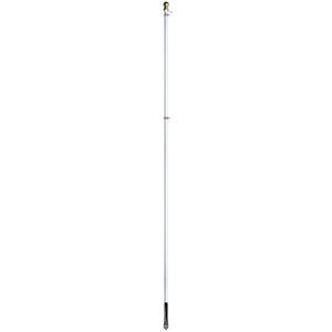 10' Silver Aluminum Display Pole
