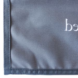10' Single Reverse Portable Half Drop Banner w/Hardware Set
