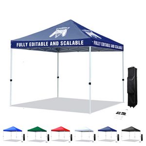 10' X 10' Commerial Grade Pop Up Canopy Tent Kit (Ocean)