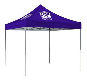 10-ft. Square Event Tent Full-Color Dye Sublimation (2 Location)