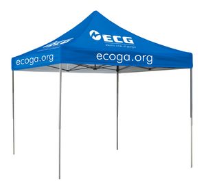 10-ft. Square Event Tent Full-Color Dye Sublimation (5 Locations)