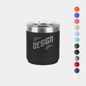 10 oz YETIÂ® Rambler Stainless Steel Insulated Stackable Tumbler w/ Lid
