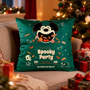 100% Cotton Square Decorative Pillow