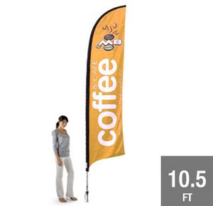 10.5' Feather Flag Single Sided