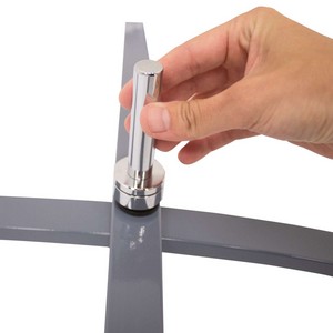 10.5' Value Razor Sail Sign Flag - 1-Sided with Cross Base