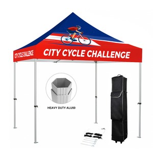 10x10' Premium 50mm Hex Aluminum Tent Kit (Full-Bleed Dye Sublimation)