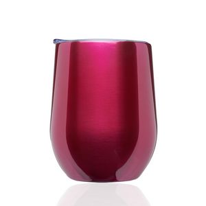 11 Oz. Stemless Wine Glasses w/Lid