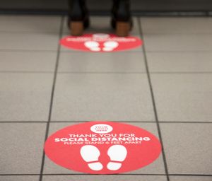 12" Floor Decal Circle w/Custom Image