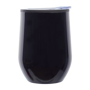 12 Oz. Shelby Stemless Wine Glasses W/ Convenient Lid