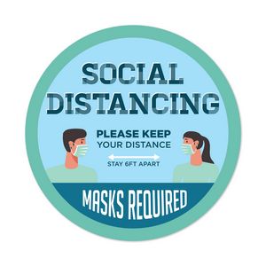 12 X 12" Floor Or Window Decal