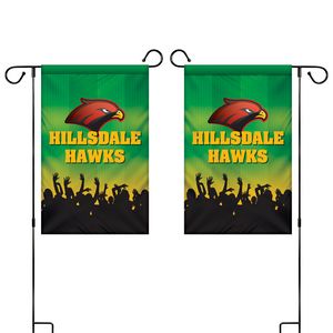 12" x 18" Custom Double Sided Garden Banner