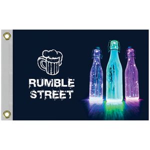 12" x 18" Double Sided Digitally Printed Knitted Polyester Flags