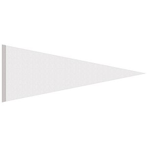 12" x 30" Custom Printed Soft Felt Pennant