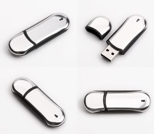 128 MB Metal Racetrack USB Flash Drive