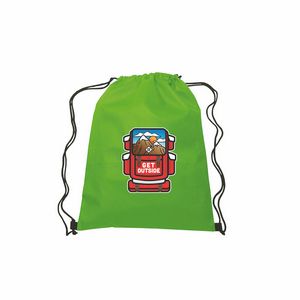 13"w x 16.5"h Drawstring Non-Woven Bag