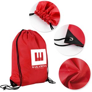 14" X 18" Polyester Drawstring Backpack