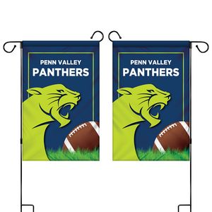 14" x 20" Custom Double Sided Garden Banner