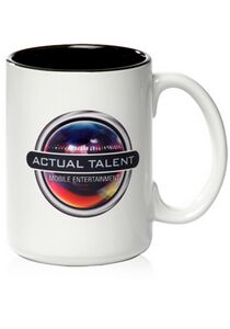 15 Oz. Glossy Two-Tone Photo Mugs
