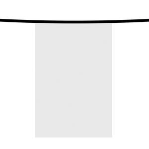 15' PVC Rectangular Pennant Strings