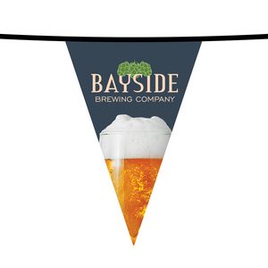 15' PVC Triangular Pennant Strings