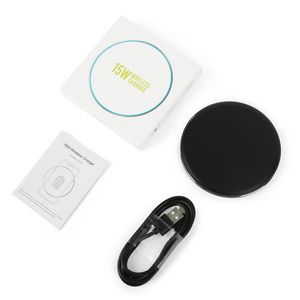 15W Wireless Charger with Light-up Logo