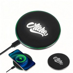 15W Wireless Charger with Light-up Logo