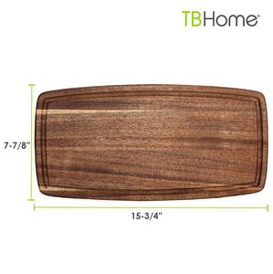 16" Acacia Cutting Board w/Juice Groove