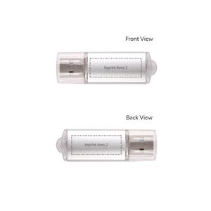 16 GB Silver Mini USB Flash Drive