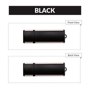 16 GB USB Flash Drive W/ Aluminum Side Trim