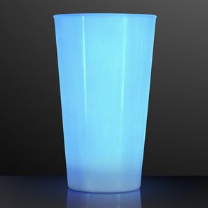 16 Oz. LED Blue Glow Cup for Party Drinks - PRINTED
