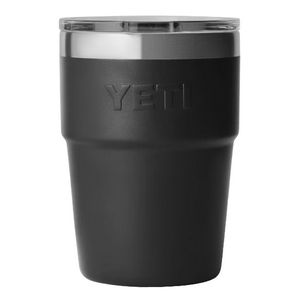 16 Oz YETIÂ® Rambler Stainless Steel Insulated Stackable Cup w/ Lid