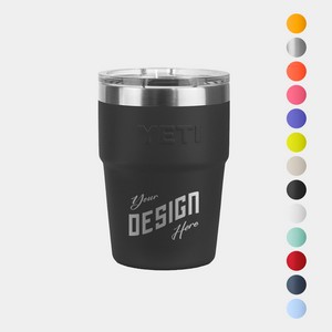 16 Oz YETIÂ® Rambler Stainless Steel Insulated Stackable Cup w/ Lid