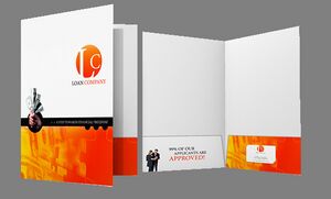 16 Point Presentation Folder w/ Silk Lamination