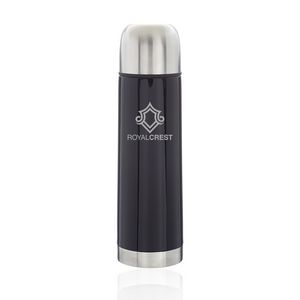 17 Oz. Black Vacuum Flasks/Thermos