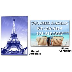 18" x 12" & 12" x 18" Sign 4mm Coroplastâ„¢