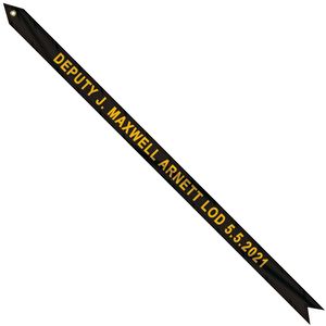 2 1/4" x 48" Custom Printed Knit Polyester Streamer