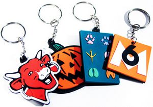 2" 2-D PVC Key Tag