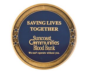 2" Challenge Coins - Zinc Core-Antique Gold Plating