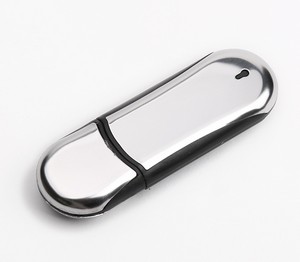 2 GB Metal Racetrack USB Flash Drive