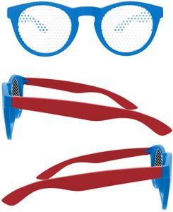 2-Tone Andy Pinhole Sunglasses