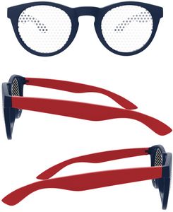 2-Tone Andy Pinhole Sunglasses