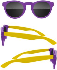 2-Tone Andy Sunglasses W/ Arms Heat Transfer