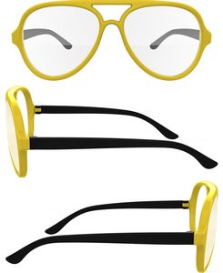 2-Tone Aviator Sport Eyeglasses