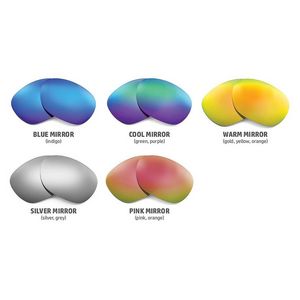 2-Tone Foldable Retro Mirror Sunglasses